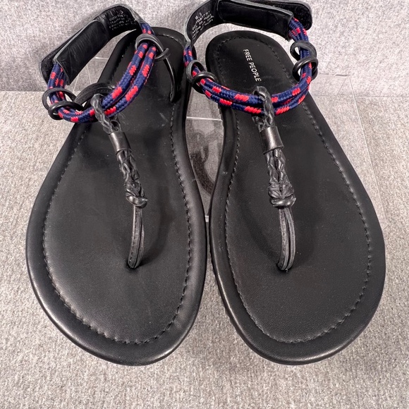 Free People Island Hopping Thong Sandal Sz 9.5 Boho Vacation Indie Hippie Whimsy - Picture 4 of 10